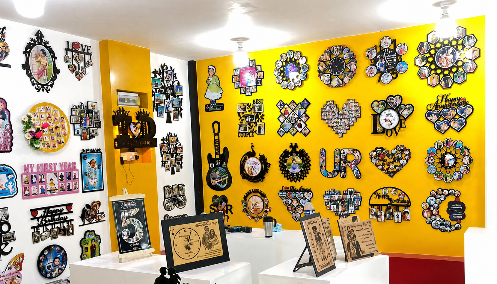 Jeevan Studio photo frame and gift display